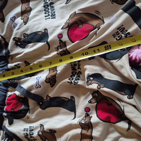 Lazy One Womens PJ Pants Large Wiener Dog Dachshund Sleeper Loungewear Comfy - Picture 9 of 13